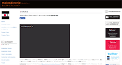 Desktop Screenshot of moleskinerie.jp