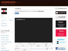 Tablet Screenshot of moleskinerie.jp